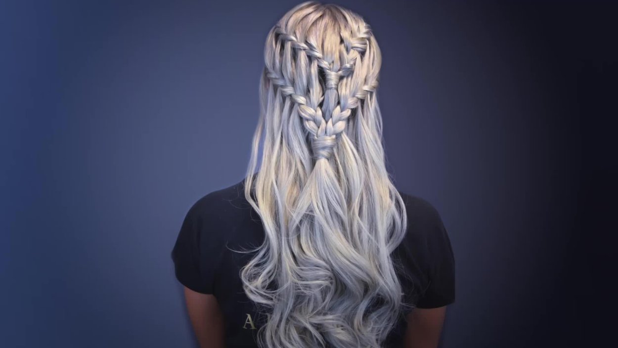 waterfall braids